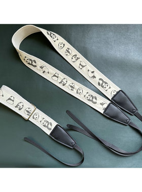 UNIKSTRAP原创手作慵懒熊猫通用相机背带斜跨相机带CAMERA STRAP