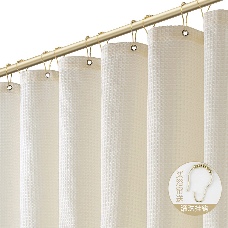 日系浴室防水布加厚浴帘套装免打孔淋浴帘防霉保暖卫生间隔断门帘|msdalam kategori keluarga/Alat Pembersihan peribadi, perkakas kebersihan/aksesori bilik mandi, Langsir pancuran - dari Buy2taobao.com untuk memberikan perkhidmatan ejen Taobao profesional membeli