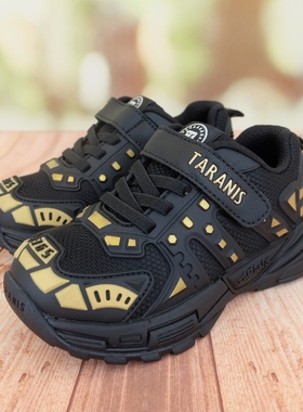 泰兰尼斯正品25秋新款365运动鞋男童软底休闲鞋魔术贴儿童鞋C6731