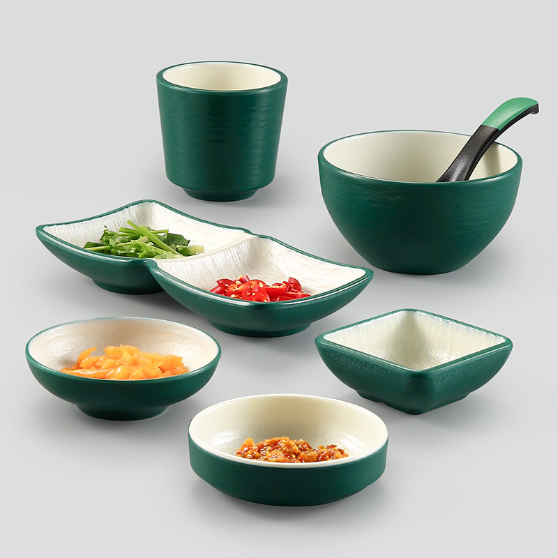 密胺小碗米饭碗西餐汤碗甜品碗酒店餐厅火锅个性塑料碗碟杯勺商用,餐饮具,碟,淘宝优惠券,粉丝福利购,淘宝优惠卷