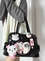 ROSE LIVE 2026 Autumn New 2D Star-Chasing Pain Bag, Heart-shaped Pain Layer single-shoulder Handbag, Motorcycle Bag thumbnail 6