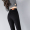 Black single pants, high waisted pants