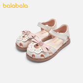 宝宝公主鞋 儿童鞋 夏季 巴拉巴女童凉鞋 2025新款 童鞋 子国风沙滩鞋 潮