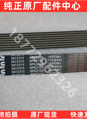 原厂东风康明斯多利卡凯普特福康3.8风扇皮带3972375 8PK2124