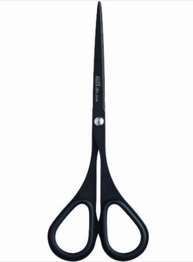 日本ALLEX林刃物11164B 氟涂层纤薄型办公用多功能修身剪刀不粘黏