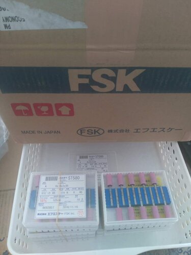 日本FSK研磨头ST-580研磨材料8X16X3X30 ST80S/A 10支/盒