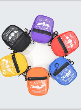 潮牌原创夏季迷你小挎包男女ins潮流嘻哈休闲腰包单肩斜挎手机包