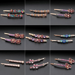 夹子头饰发夹侧边夏季 气质边夹发卡女夏卡子一字夹精致刘海夹边夹