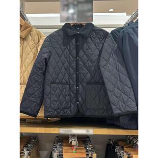 男童女童儿童绗缝衬衫式茄克薄款棉衣厚外套夹克2024秋冬D471392