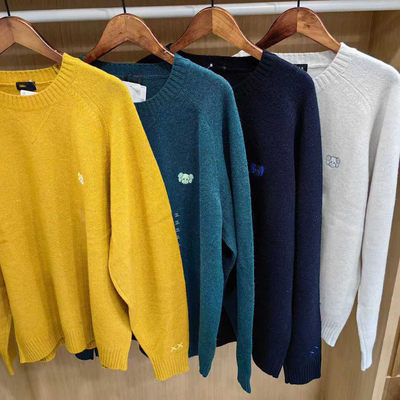 日单男装女装圆领针织衫柔软宽松长袖毛衣毛衫25冬季新款qe485271