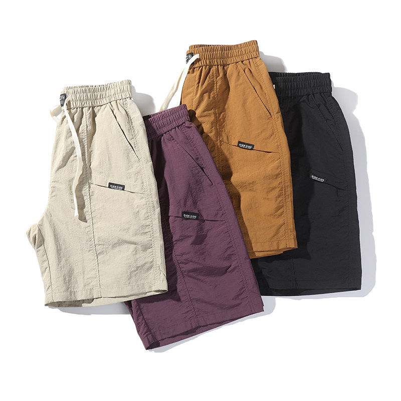 日单男装2026夏季新款时尚气质百搭休闲宽松美式薄款抽绳工装短裤