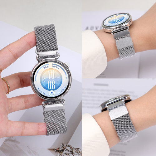 适用华为GT7表带gt6pro米兰尼斯watch5磁吸gt5腕带智能手表watchgt4运动gt3透气Runner2金属buds表链41mm配件