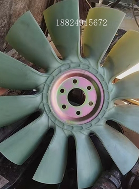 小松挖掘机配件PC60 100 120 130-5/6/7风叶发动机4D95散热风扇叶