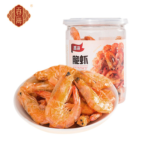 4斤烤1斤香海脆虾高蛋白即食零食