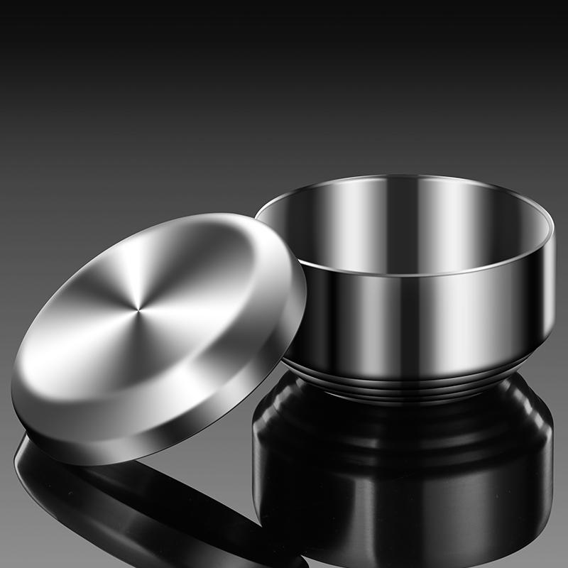 304钢双层带盖家用儿童碗