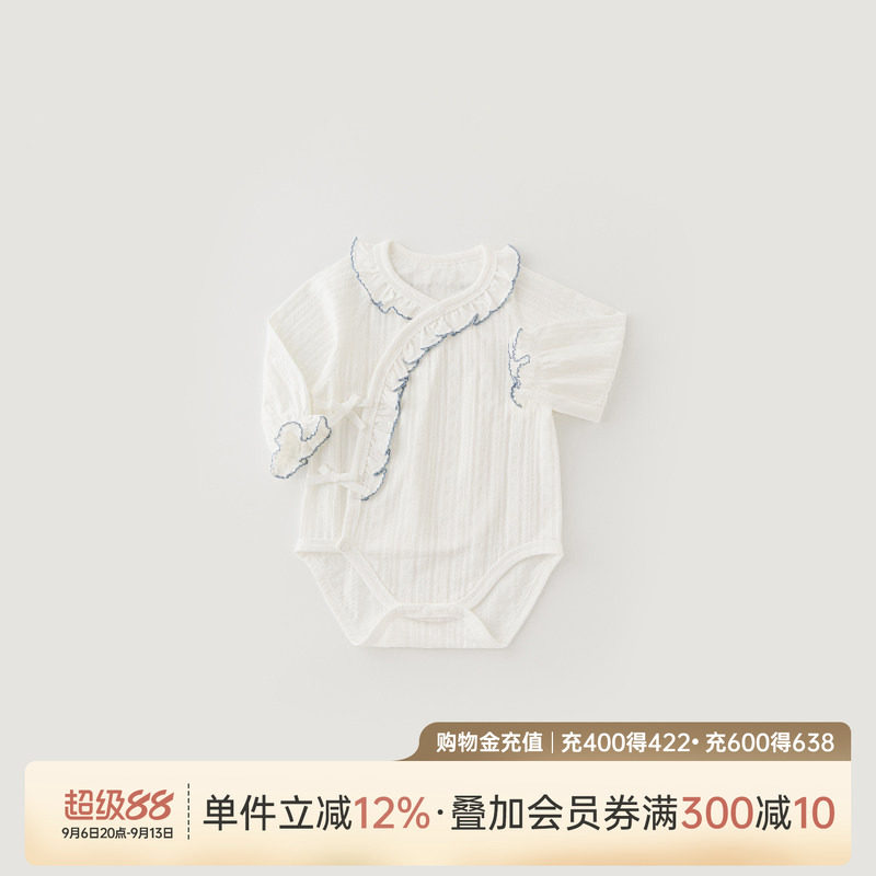 乖奇熊新生儿女宝宝包屁衣春夏季图片