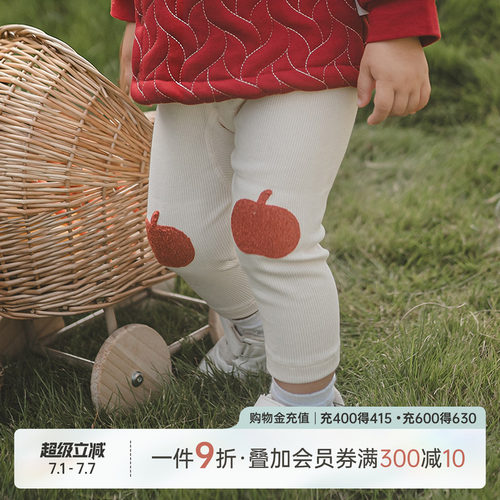 乖奇熊女宝宝春秋季大pp打底裤