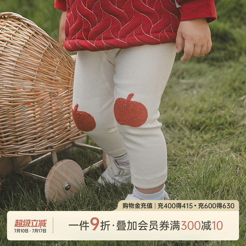 乖奇熊女宝宝春秋季大pp打底裤