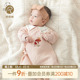 乖奇熊新生婴儿连体衣夹丝棉秋冬季 保暖可爱哈衣女宝宝和尚服52码