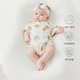 宝宝和尚服三角哈衣 新生婴儿连体包屁衣夏季 牛油果·抑菌纱布