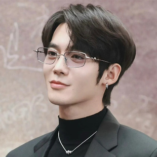 2025新款GM眼镜框男近视眼镜架女防蓝光变色眼镜韩版钛架超轻ABA