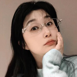 Jennie同款钻石GM眼镜框女近视眼镜架珠宝钛架纯欲风系列Carat