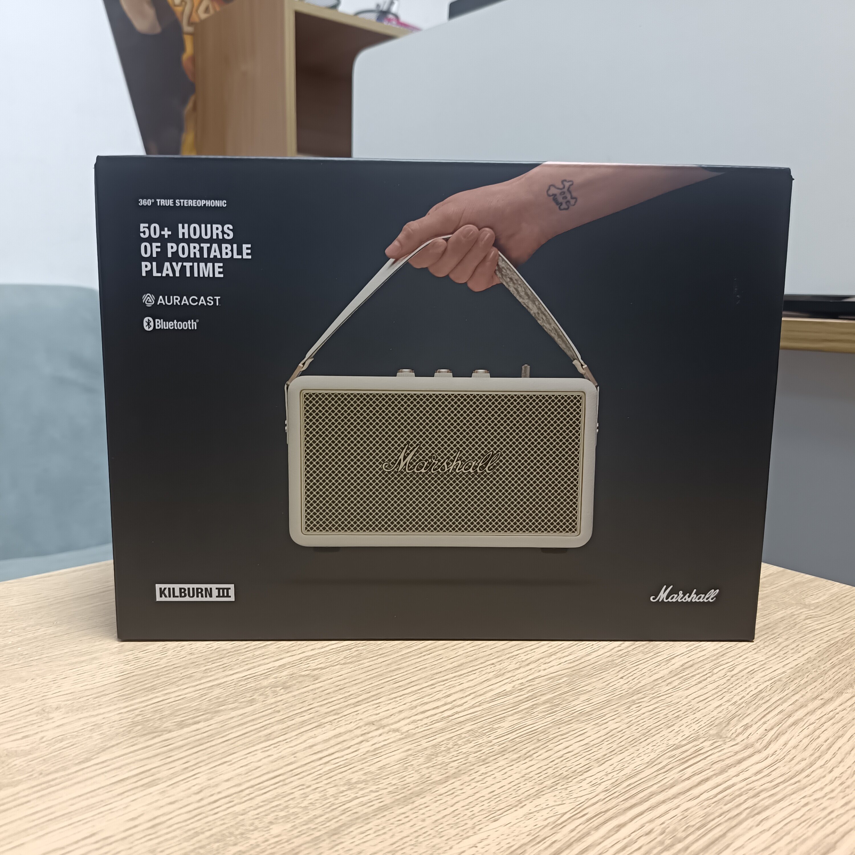 MARSHALL KILBURN III马歇尔3代大音量蓝牙音响低音炮便携音箱