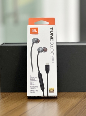 JBL T310C入耳式有线耳机线控手机耳塞男女耳麦重低音