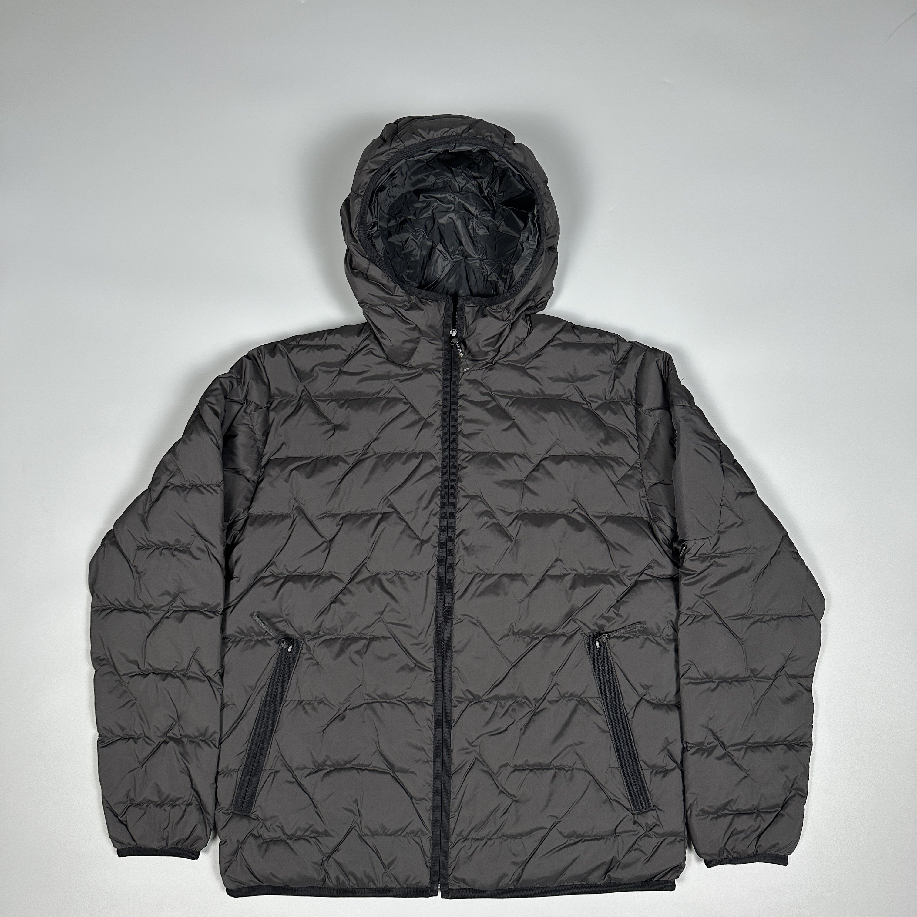 KOLON SPORT可隆连帽轻量拉链长袖羽绒服外套夹克男款