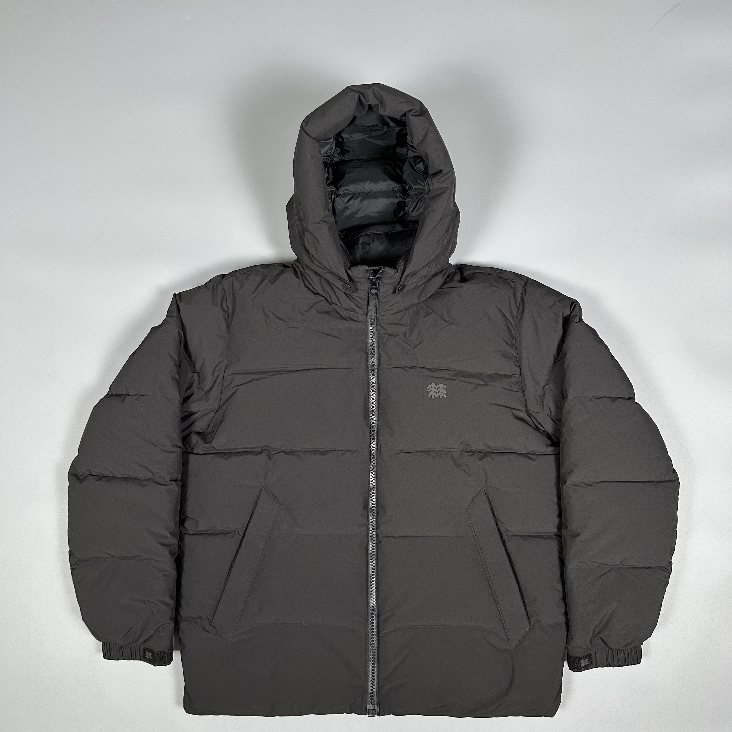 KOLON SPORT可隆高端商务防风防水加厚保暖拉链连帽长袖羽绒服男