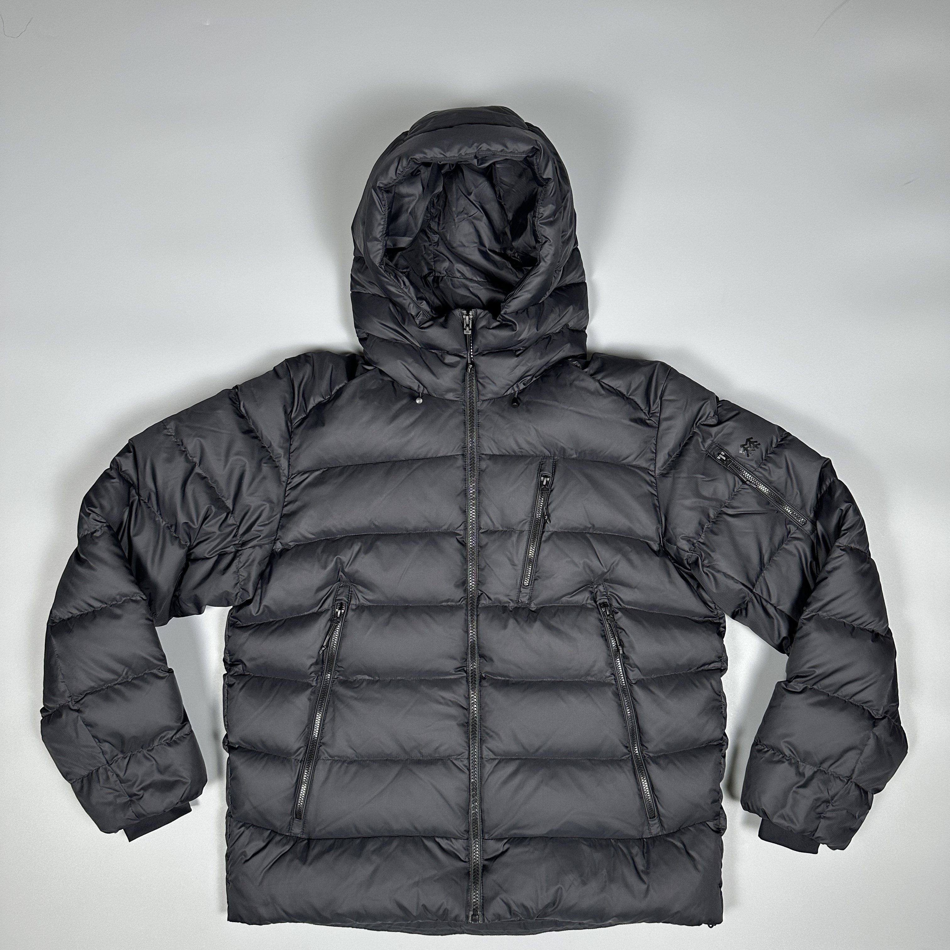 KOLON SPORT可隆高端商务户外防水防风拉链连帽长袖羽绒服男款