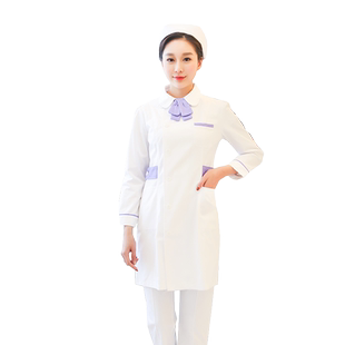 护士服夏季短袖秋冬长袖女韩式修身装药店美容院美容师工作服医护