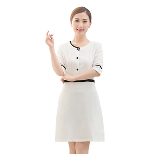 医美制服工作服韩式美容服整形医院工装白色美容师工服美发技师服