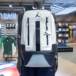 WU4 Nike耐克Jordan休闲AJ11运动篮球双肩背包学生书包男女9B1971