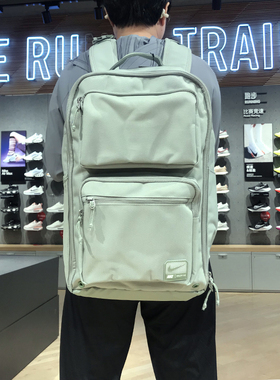 耐克Nike休闲运动通勤旅行电脑双肩背包学生书包男女FN4106-370