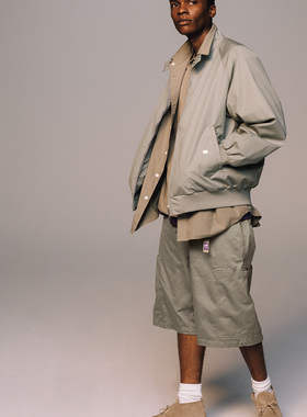 25新款紫色标65/35 Field Jacket复古防水立领哈林顿百搭通勤夹克