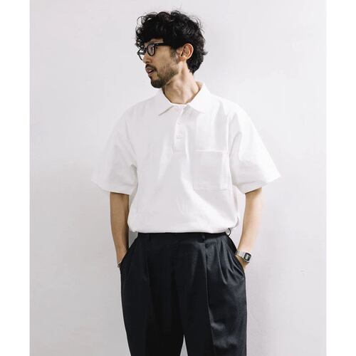 福利 26SS FS HEAVY WEIGHT 10.5oz全棉重磅颜料染Polo领短袖T恤
