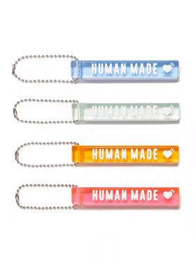 纯正NIGO人类制造ACRYLIC KEYCHAIN品牌LOGO亚克力钥匙扣挂件