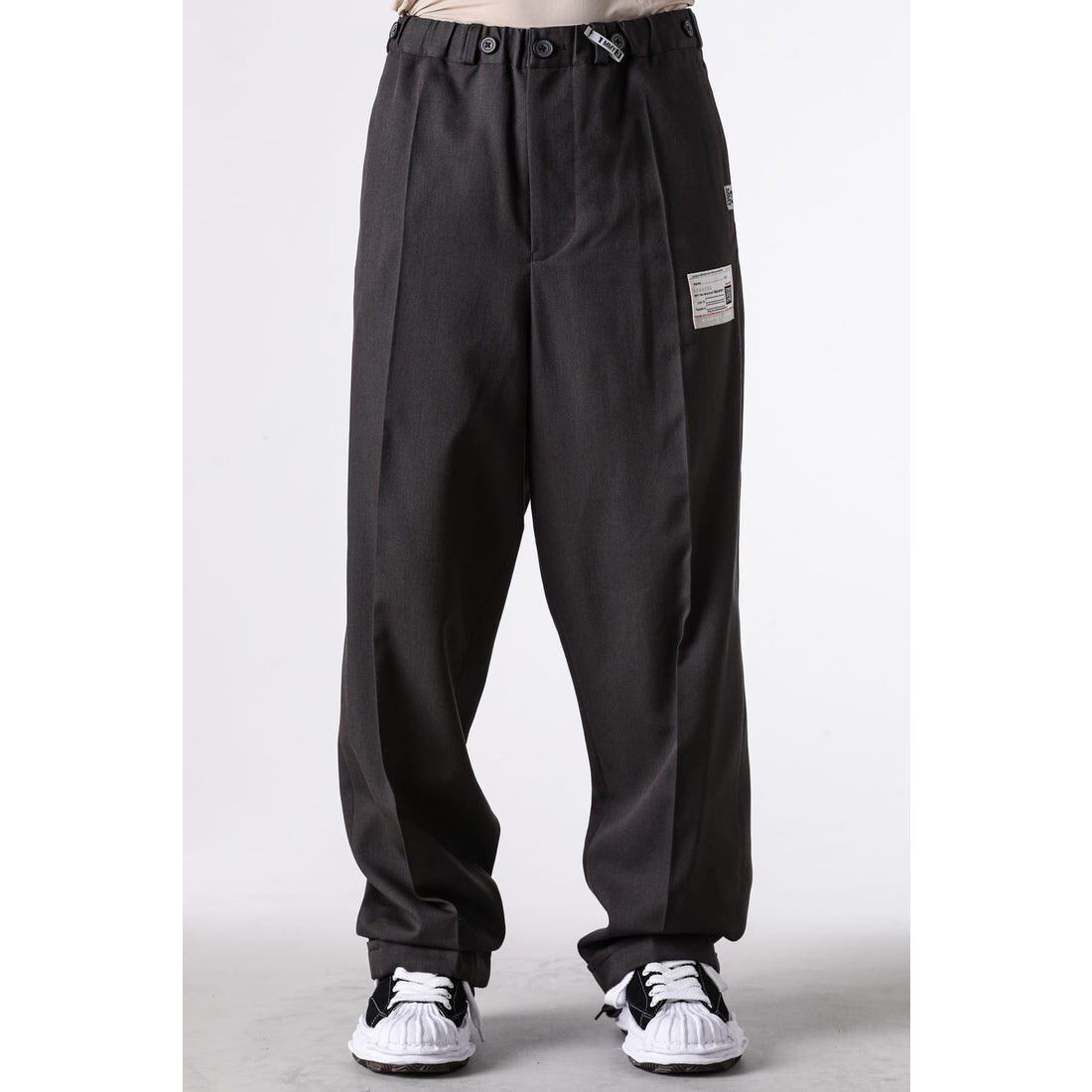 高端MMY三原康裕26AW宽松直筒垂感羊毛Tailored Easy西裤休闲裤