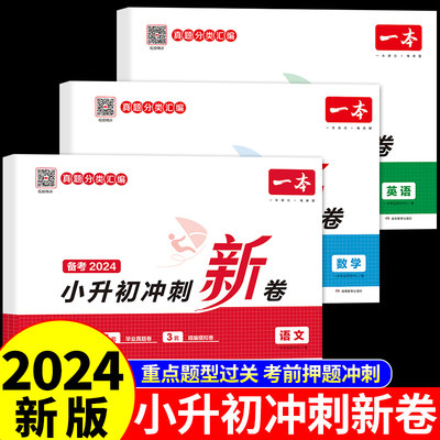 2024新版一本小升初冲刺语文数学