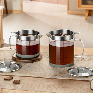 中药过滤量杯药渣滤网神器超细滤药耐高温过滤网厨房漏勺汤药网筛