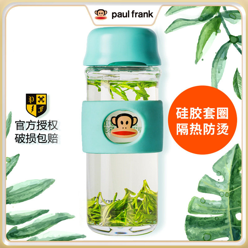 PaulFrank/大嘴猴玻璃杯带盖加厚耐热水杯子办公商务茶杯带防烫圈在类目 餐饮具, 杯子/水杯/水壶, 玻璃杯中 - 来自Buy2taobao.com提供专业的淘宝代购服务