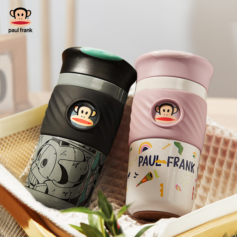 大嘴猴保温杯女士可爱316不锈钢