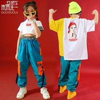 Bộ đồ khiêu vũ đường phố cho bé trai Trang phục hip hop Cô gái Trang phục khiêu vũ Jazz Trẻ em Trang phục biểu diễn Hiphop - Trang phục trrang phục khiêu vũ cho bé