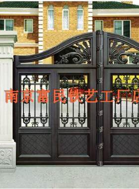 花园小区学区别墅庭院乡村大门