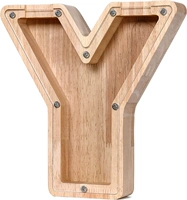 Y Письмо Пигги Банк [прозрачный и видимый]