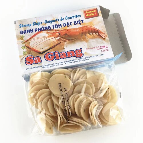 sagiang虾片越南膨化食品进口