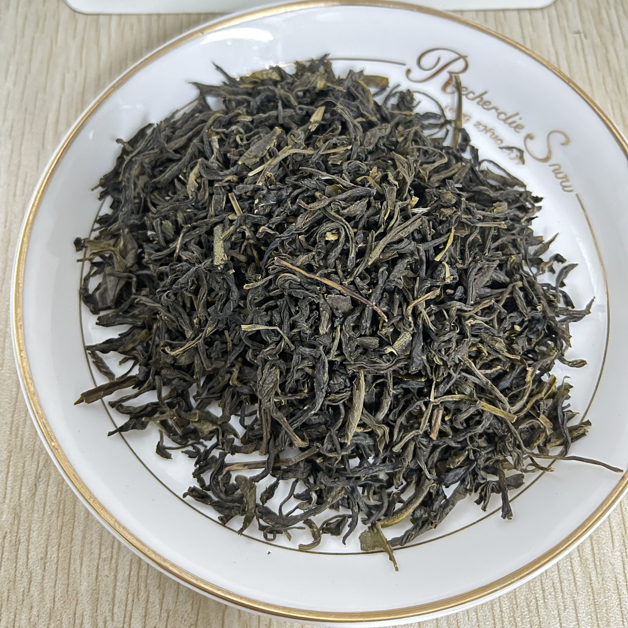 定制版昆山华山劲威茶叶翡翠茉莉绿茶香味自然连锁饮品店包邮袋装
