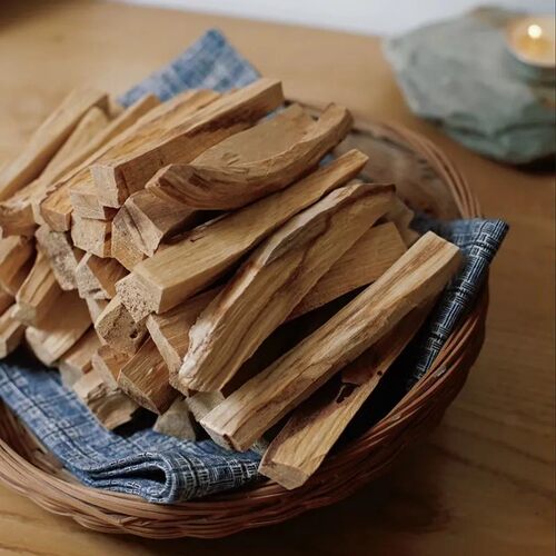 秘鲁圣木条烟熏老料原木净化空气高油有火香薰杉木条palo santo