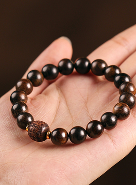 真天然奇楠沉香手串收藏级老料佛珠真品男女士手链安神佛珠